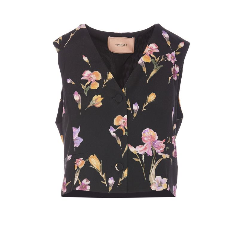 Twinset Women Floral Print Gilet